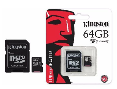 KINGSTON MicroSD Memory Card 64GB CL10