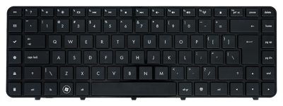 Replacement laptop keyboard HP COMPAQ Pavilion DV6-3000 DV6-4000 (BIG ENTER, WITH FRAME)