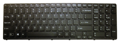 Replacement laptop keyboard SONY Vaio SVE151 (BACKLIT)