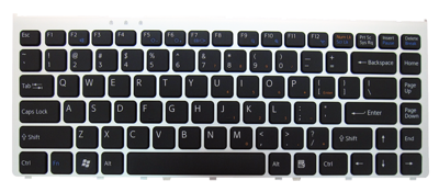Replacement laptop keyboard SONY Vaio VGN-FW PCG-3D1M PCG-3H1M PCG-3F1M PCG-3J1M (WITH FRAME)
