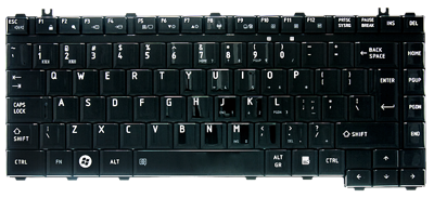 Replacement laptop keyboard TOSHIBA A200 A300 M200 M300 L200 L300 (GLOSSY, BIG ENTER)