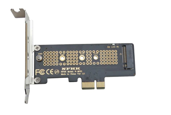 Adapter przejściówka PCI-e x1 Adapter M.2 NGFF M Key SSD NVMe