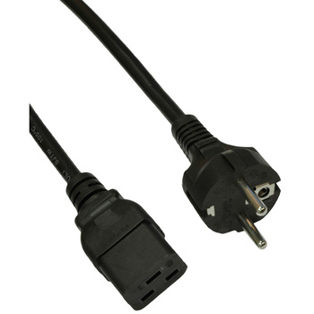 Kabel zasilający serwerowy Akyga AK-UP-04 CU CEE 7/7 / IEC C19 3 m